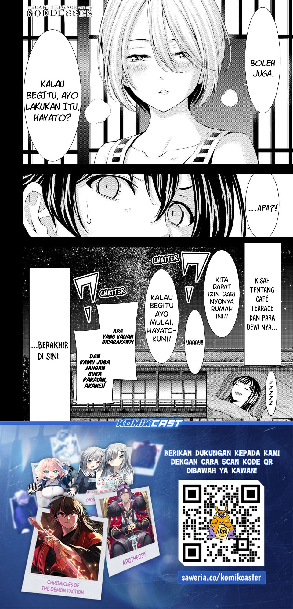 Halaman 18 — Megami no Café Terrace Chapter 217