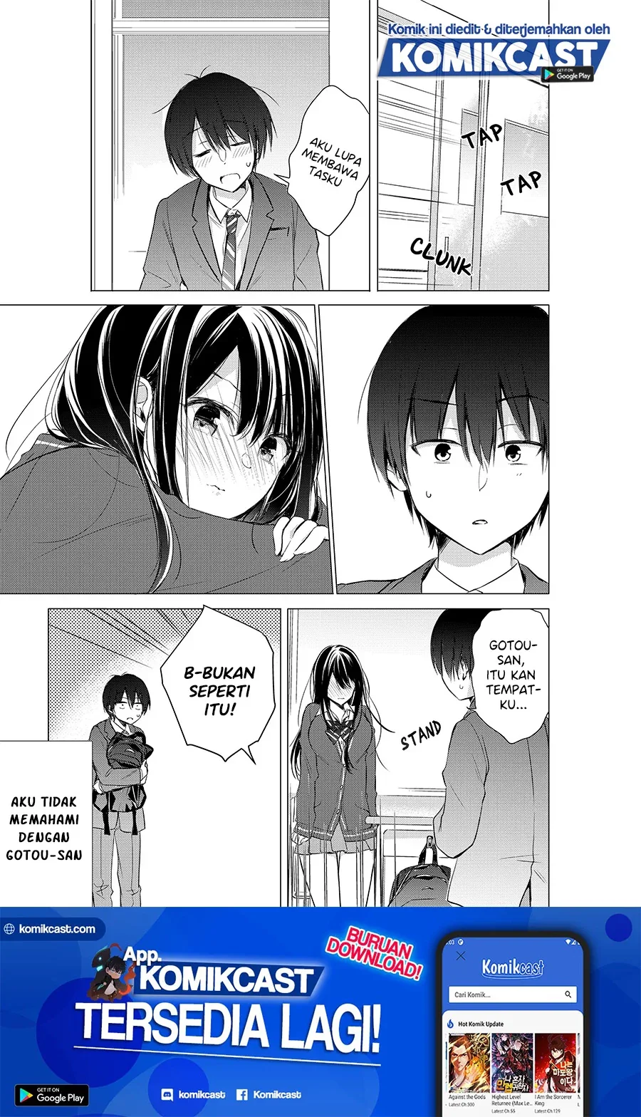 Halaman 4 — Gotou-san wa Furimukasetai! Chapter 2
