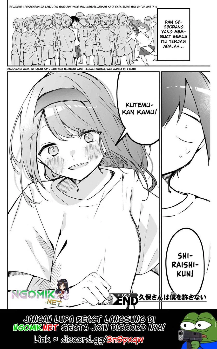 Halaman 10 — Kubo-san wa Mob wo Yurusanai Chapter 57