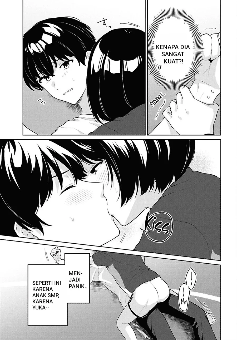 Halaman 34 — Danjo Hi 1:5 no Sekai demo Futsuu ni Ikirareru to Omotta? Gekiomo Kanjou na Kanojo-tachi ga Mujikaku Danshi ni Hanrou saretara Chapter 19