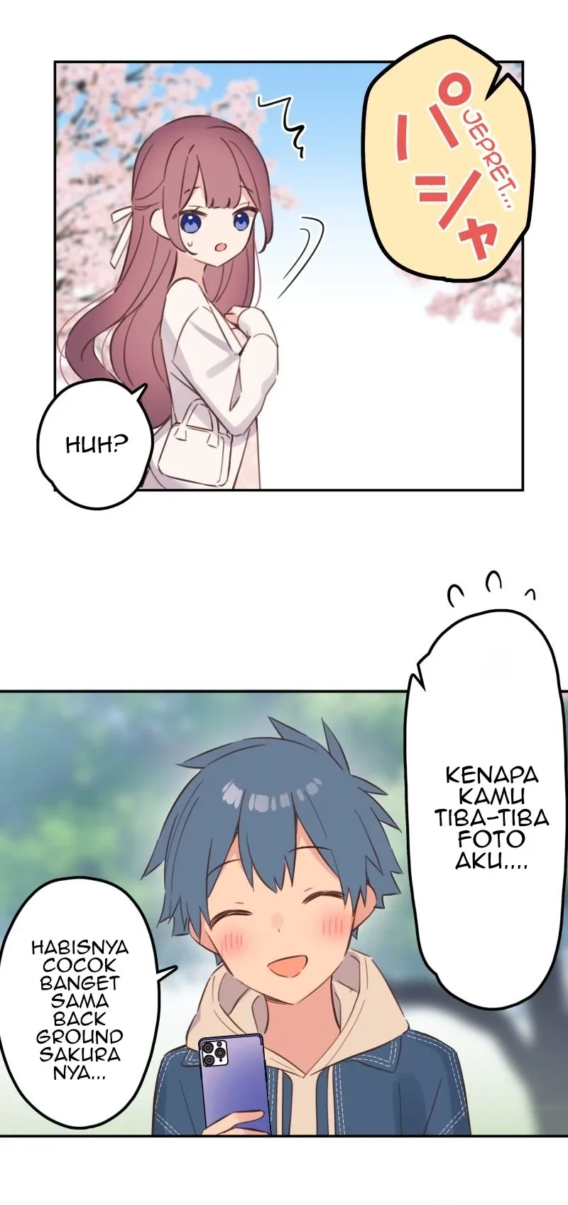 Halaman 12 — Waka-chan Is Flirty Again Chapter 174