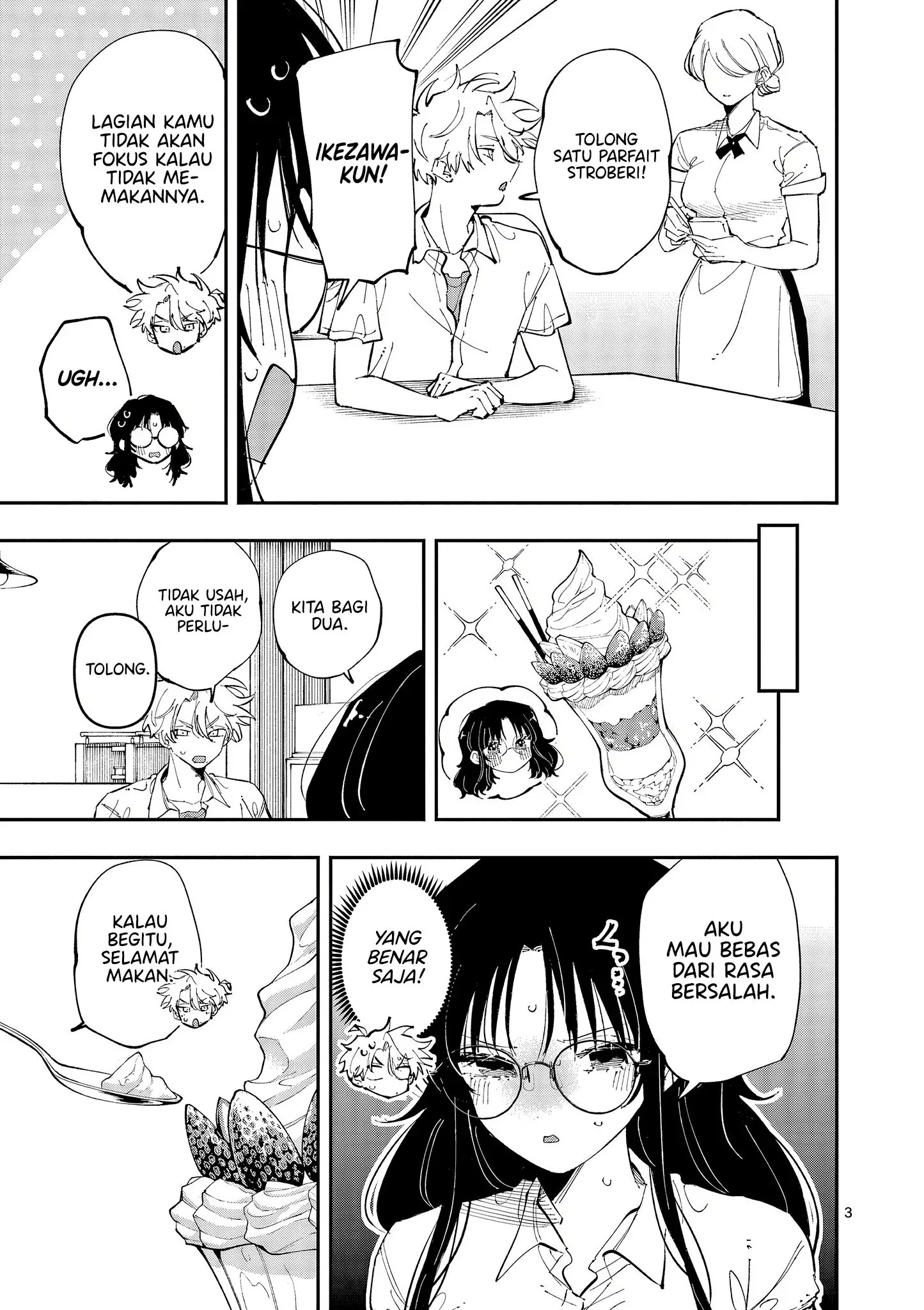 Halaman 3 — Tonari no Seki no Yatsu ga Souiu Me de Mitekuru Chapter 40