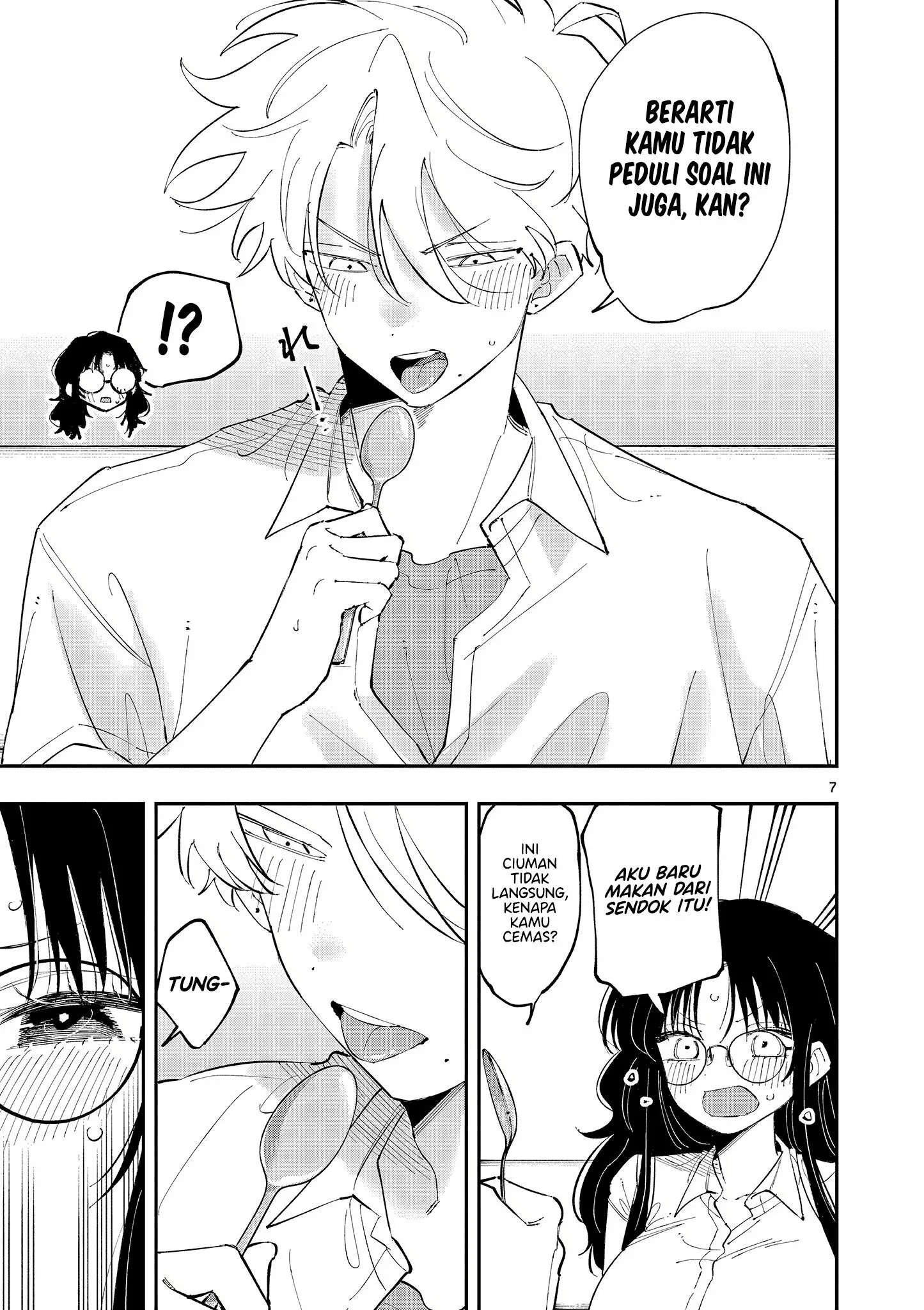Halaman 7 — Tonari no Seki no Yatsu ga Souiu Me de Mitekuru Chapter 40