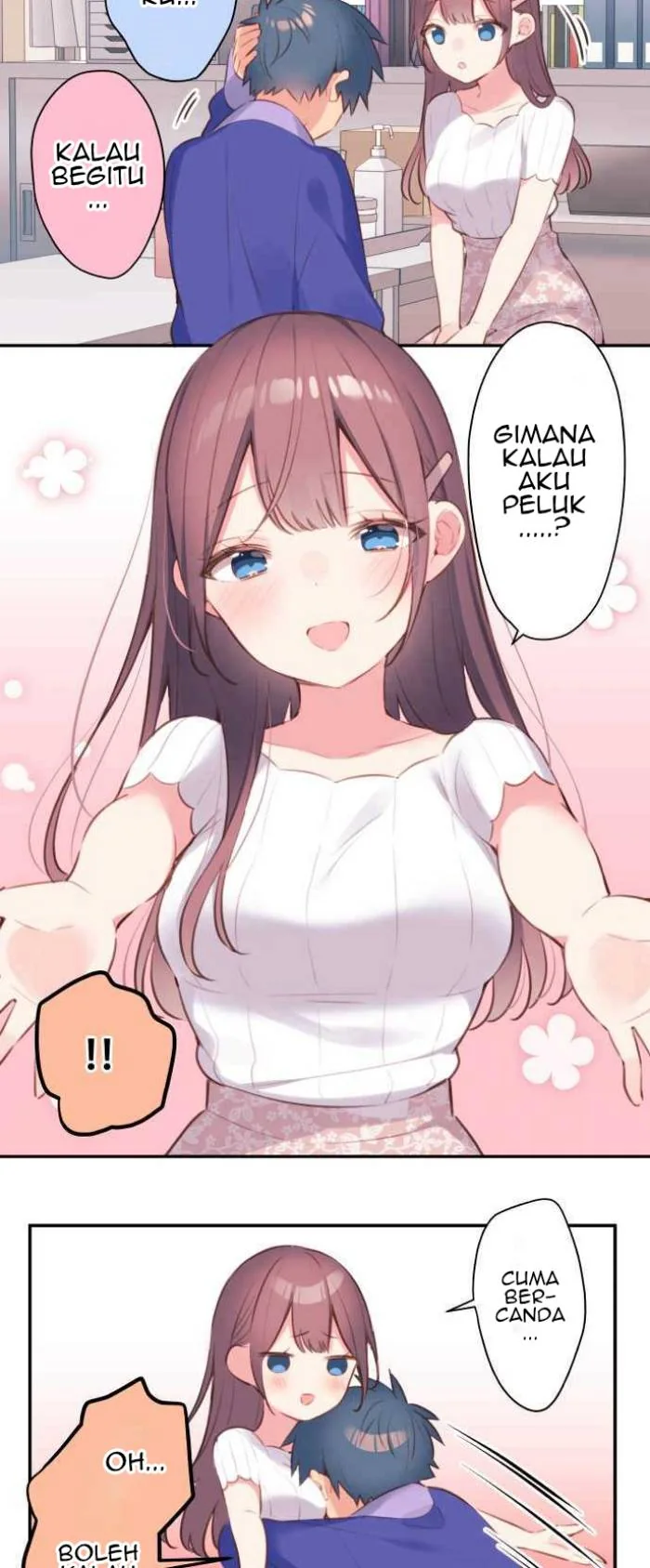 Halaman 6 — Waka-chan Is Flirty Again Chapter 73