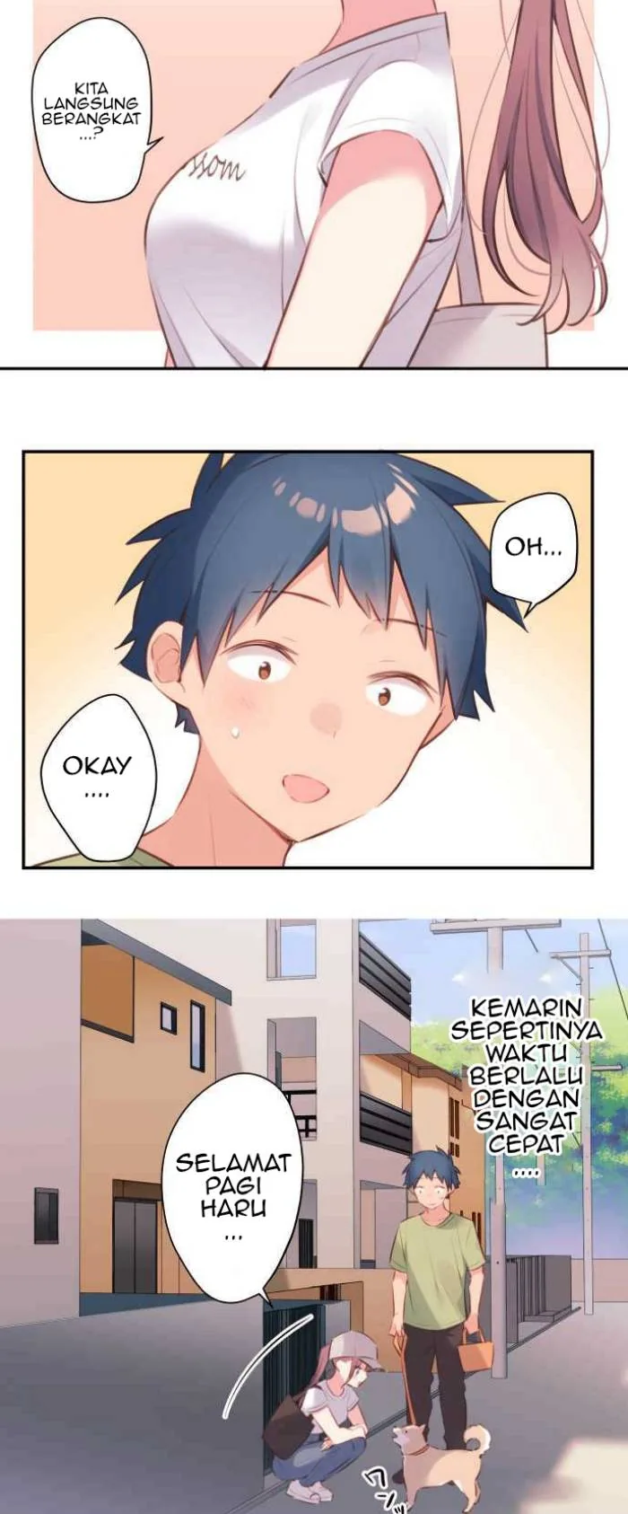 Halaman 19 — Waka-chan Is Flirty Again Chapter 73