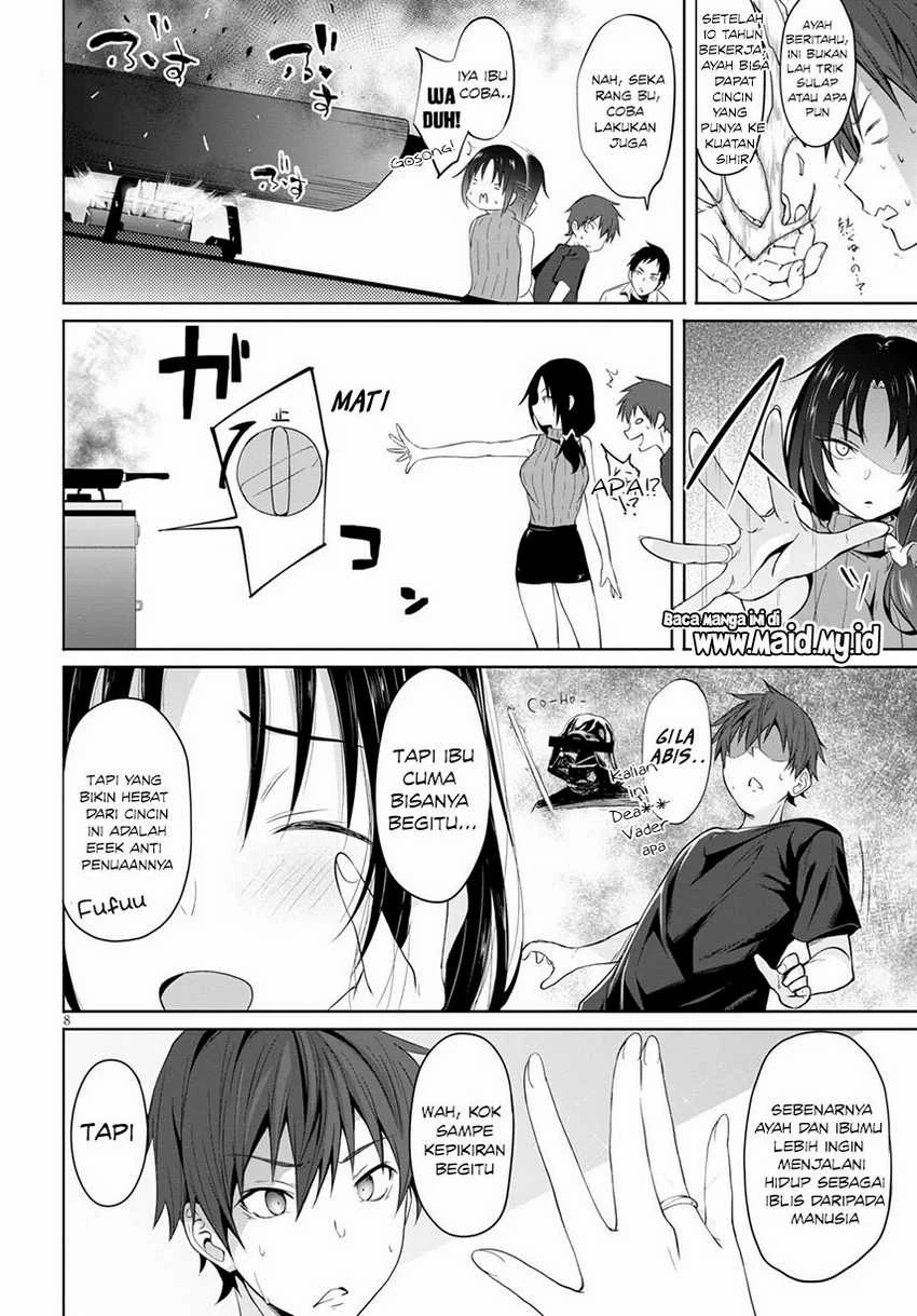 Halaman 14 — Maou Gakuen no Hangyakusha: Jinrui Hatsu no Maou Kouhou, Kenzoku Shoujo to Ouza wo Mezashite Nariagaru Chapter 1