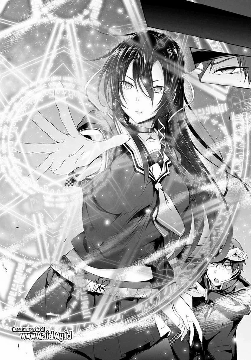 Halaman 28 — Maou Gakuen no Hangyakusha: Jinrui Hatsu no Maou Kouhou, Kenzoku Shoujo to Ouza wo Mezashite Nariagaru Chapter 1