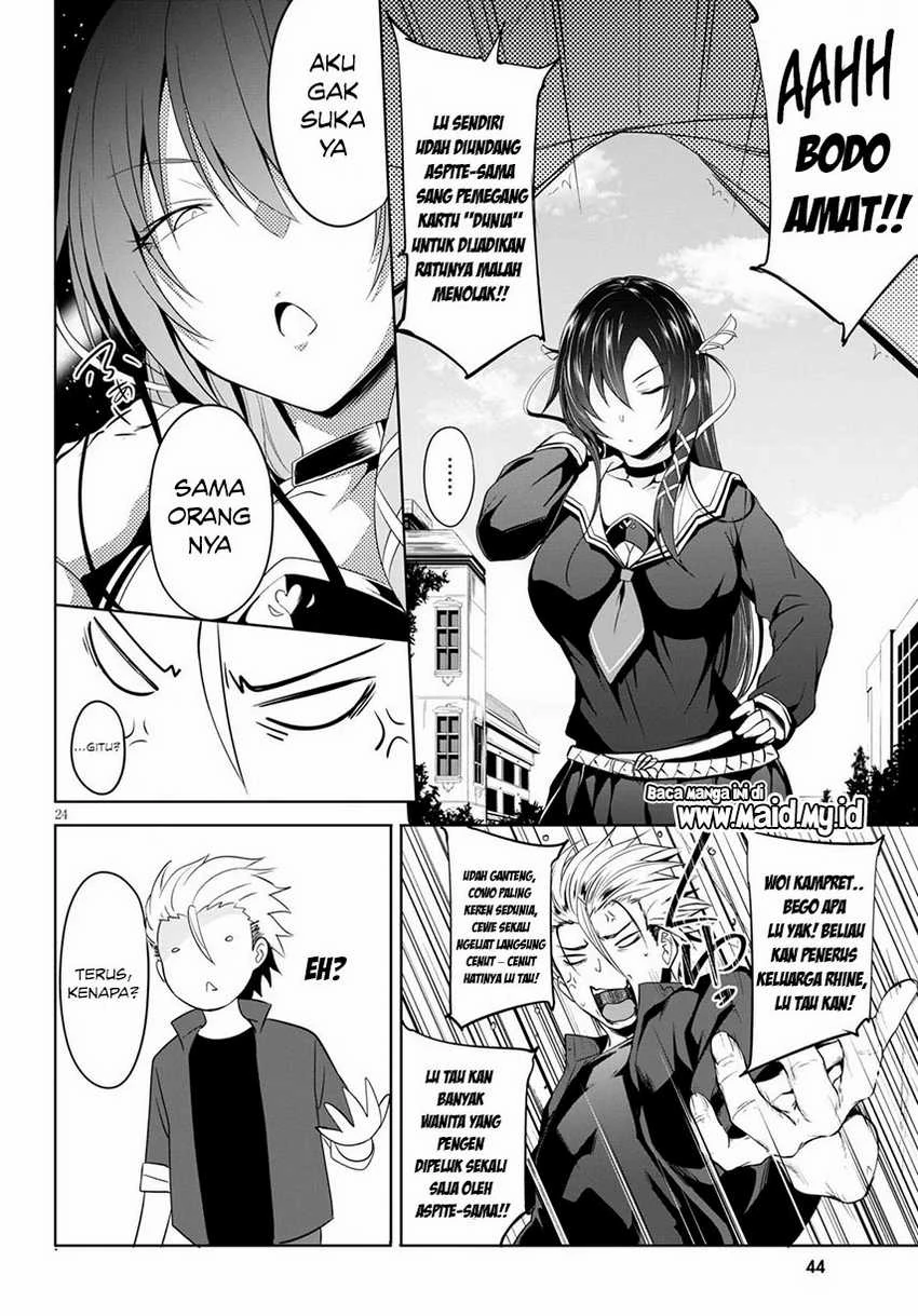 Halaman 30 — Maou Gakuen no Hangyakusha: Jinrui Hatsu no Maou Kouhou, Kenzoku Shoujo to Ouza wo Mezashite Nariagaru Chapter 1
