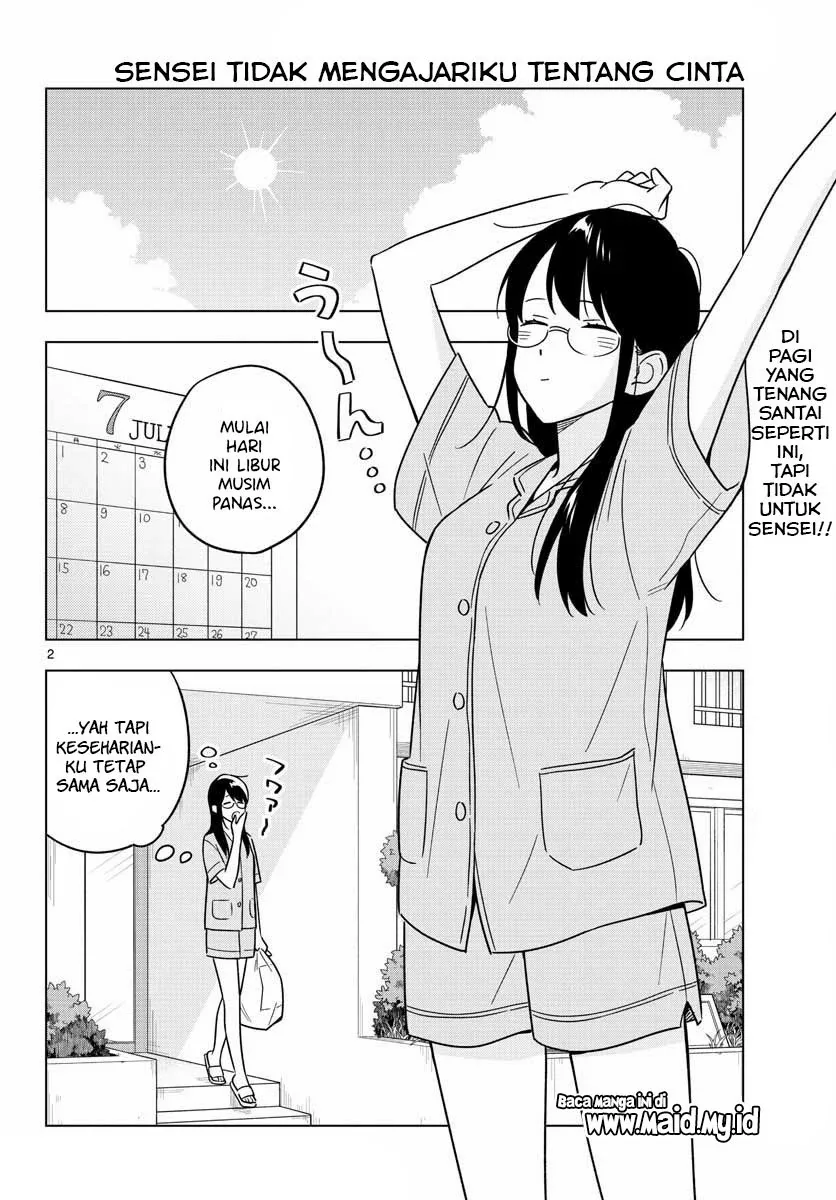 Halaman 4 — Sensei wa Koi wo Oshierarenai Chapter 43