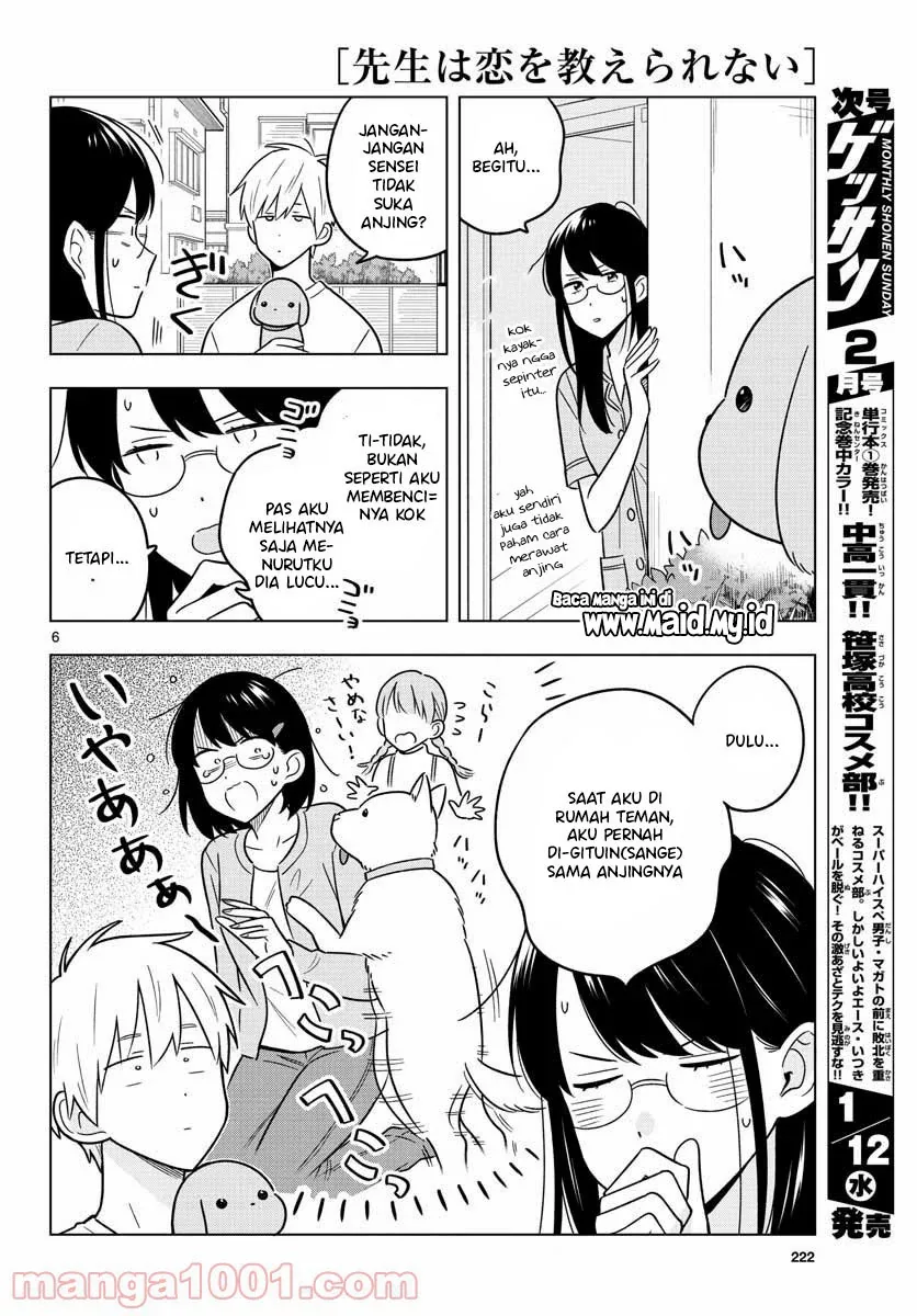 Halaman 8 — Sensei wa Koi wo Oshierarenai Chapter 43