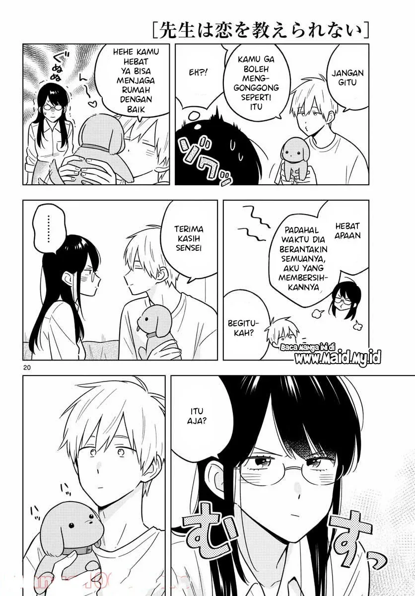 Halaman 22 — Sensei wa Koi wo Oshierarenai Chapter 43
