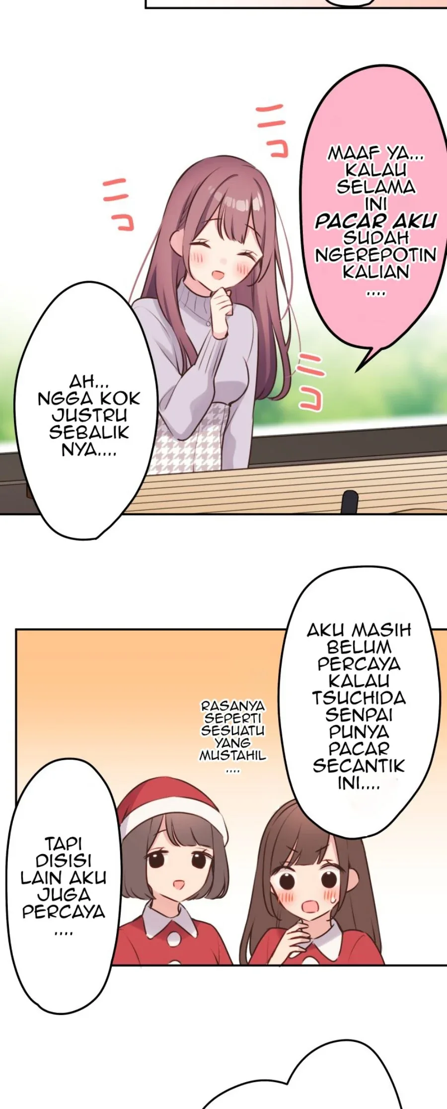 Halaman 4 — Waka-chan Is Flirty Again Chapter 109