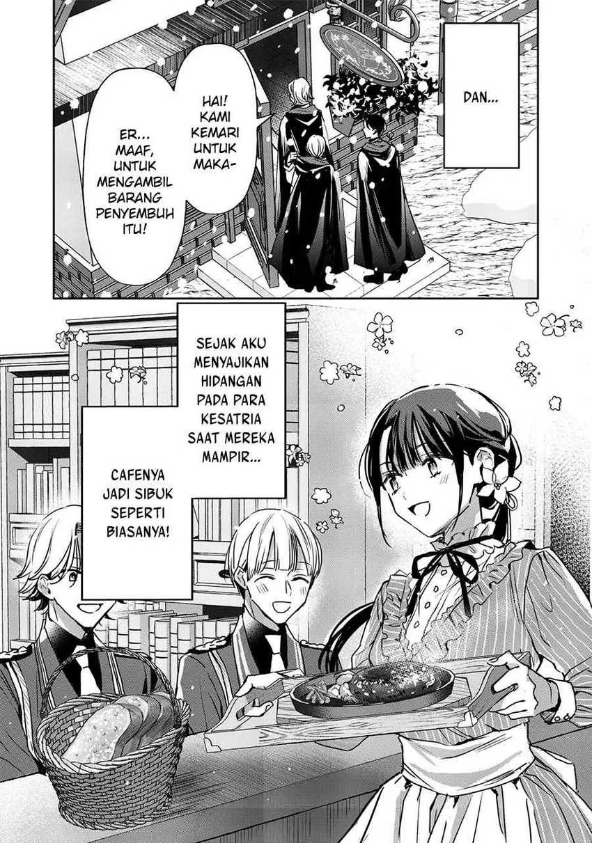 Halaman 21 — Isekai ni Kyuuseishu toshite Yobaremashita ga, Around 30 ni wa Muri nanode, Hissori Book Cafe Hajimemashita. Chapter 18