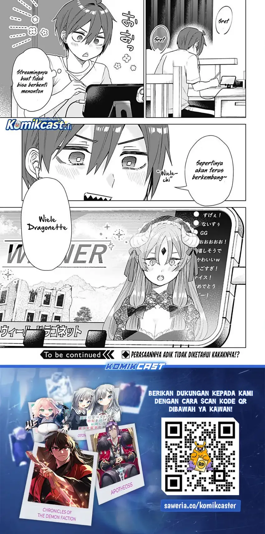 Halaman 23 — VTuber wa Mama Naranai! Chapter 16