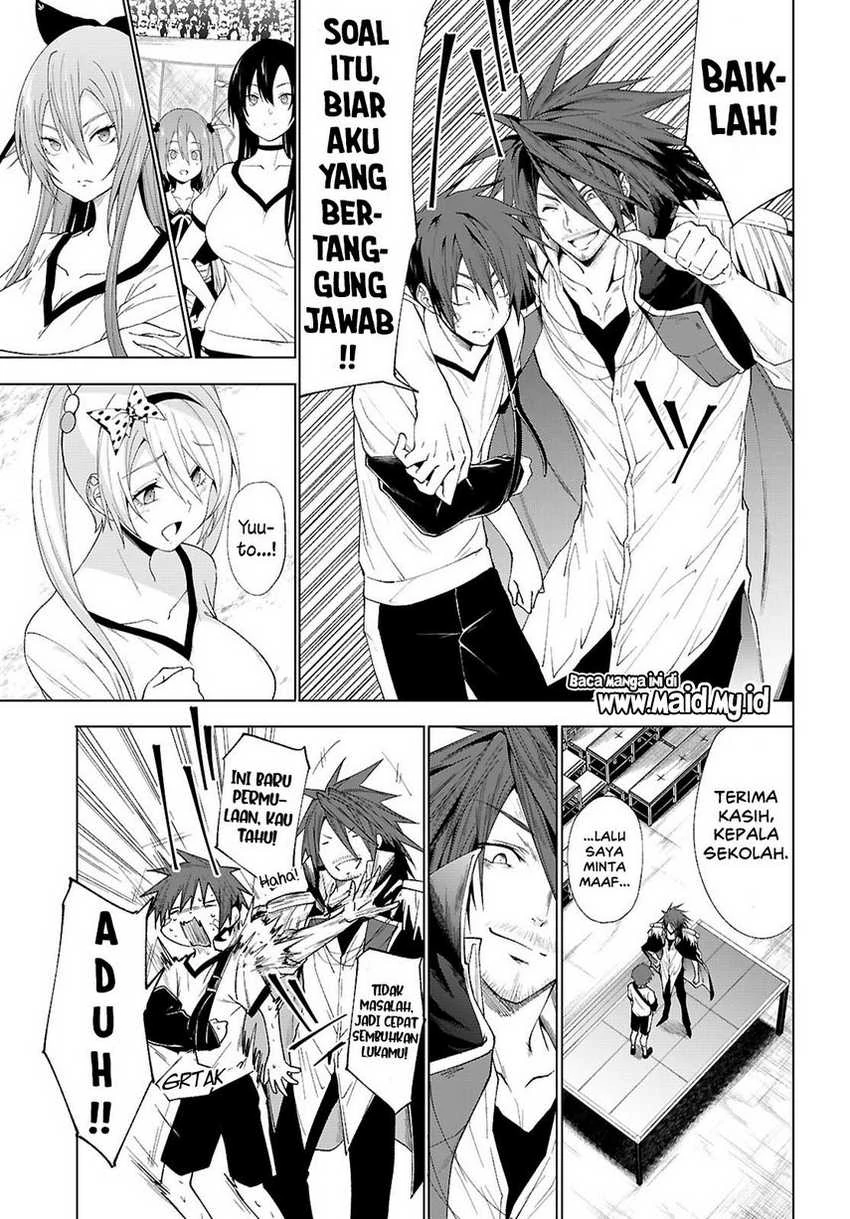 Halaman 6 — Maou Gakuen no Hangyakusha: Jinrui Hatsu no Maou Kouhou, Kenzoku Shoujo to Ouza wo Mezashite Nariagaru Chapter 47