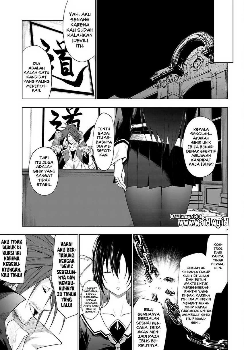 Halaman 8 — Maou Gakuen no Hangyakusha: Jinrui Hatsu no Maou Kouhou, Kenzoku Shoujo to Ouza wo Mezashite Nariagaru Chapter 47