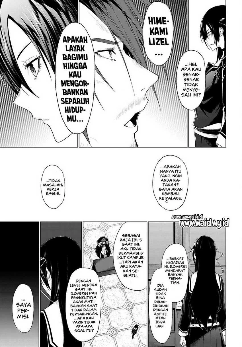Halaman 10 — Maou Gakuen no Hangyakusha: Jinrui Hatsu no Maou Kouhou, Kenzoku Shoujo to Ouza wo Mezashite Nariagaru Chapter 47