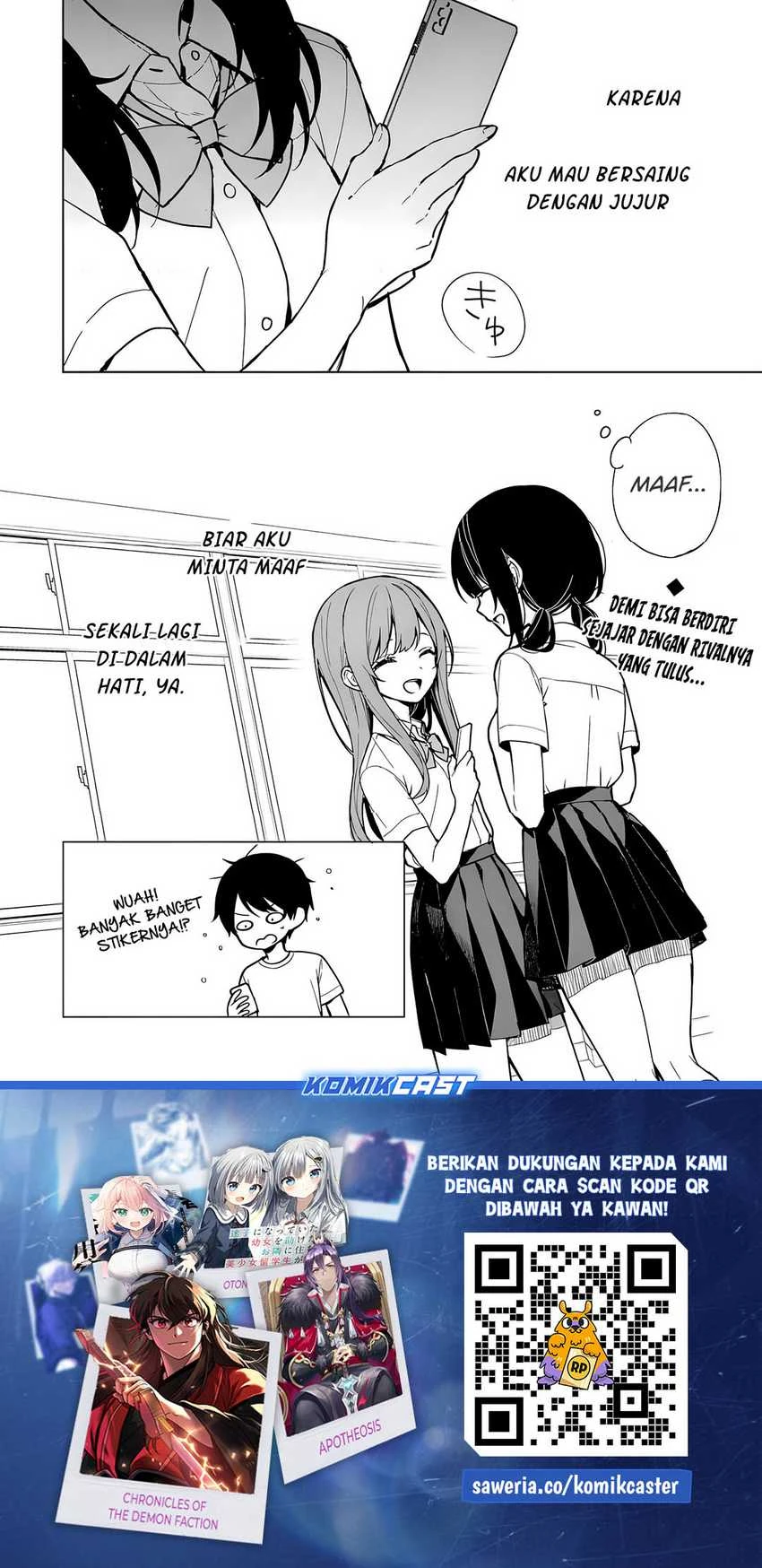Halaman 22 — Chikan Saresou ni Natteiru S-kyuu Bishoujo wo Tasuketara Tonari no Seki no Osananajimi datta Chapter 73