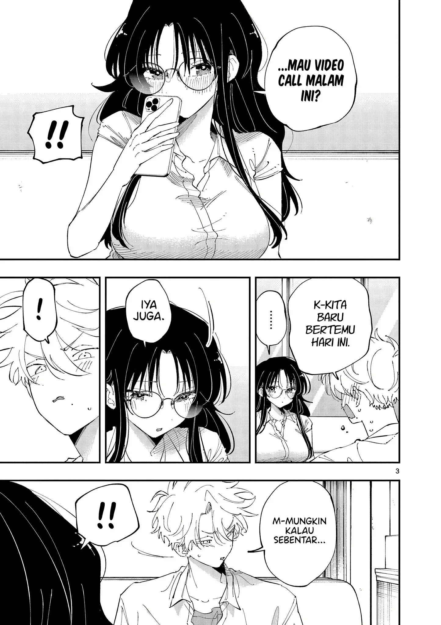 Halaman 3 — Tonari no Seki no Yatsu ga Souiu Me de Mitekuru Chapter 42