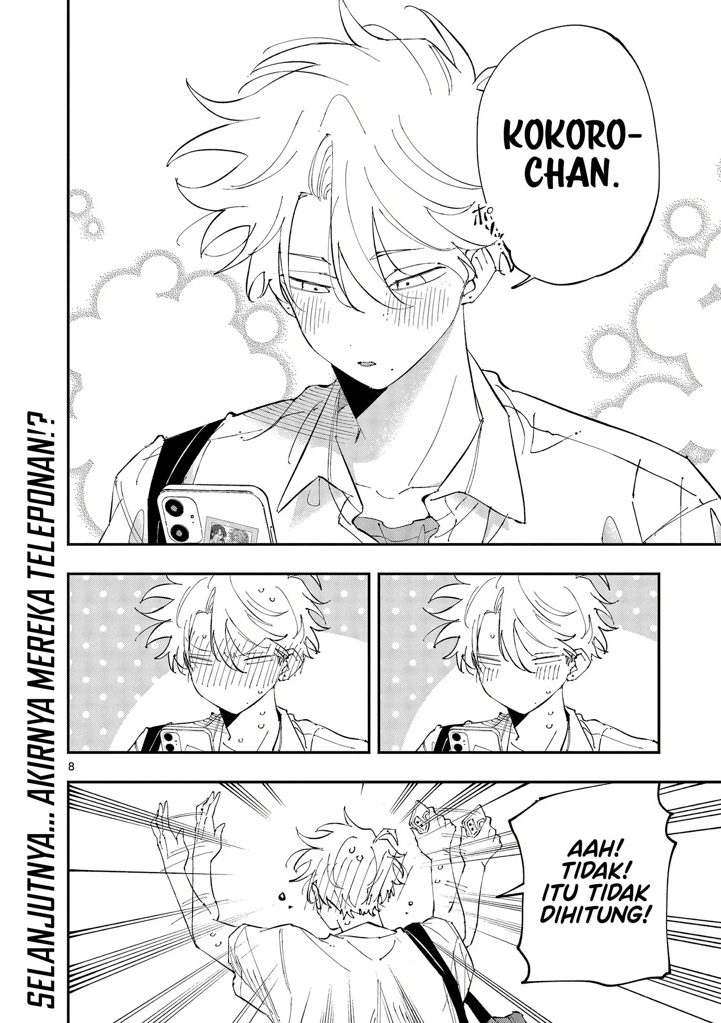 Halaman 8 — Tonari no Seki no Yatsu ga Souiu Me de Mitekuru Chapter 42