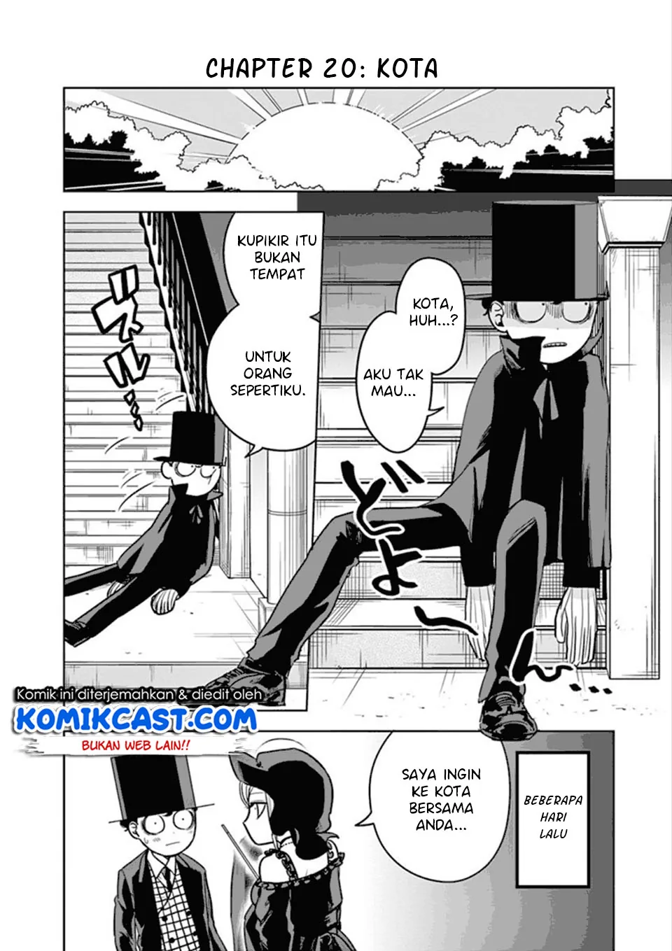 Halaman 3 — Shinigami Bocchan to Kuro Maid Chapter 20
