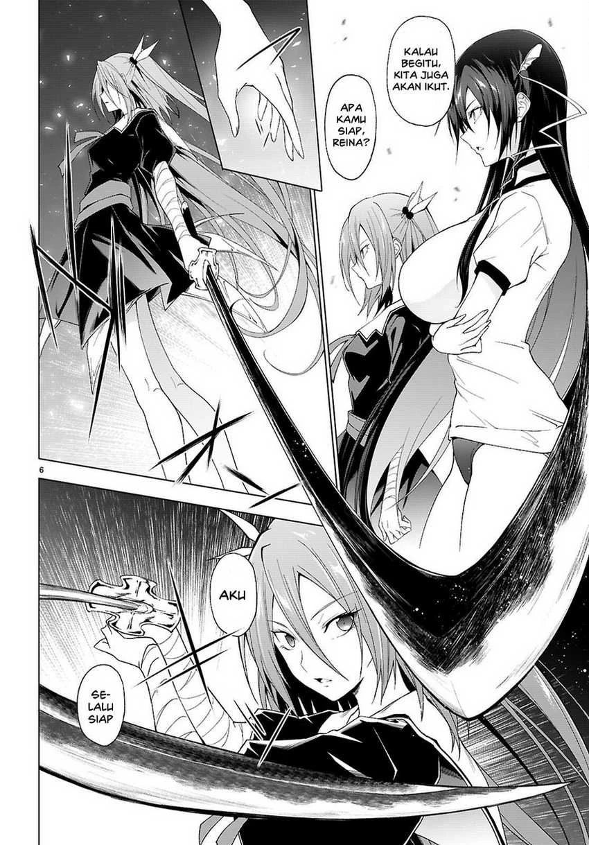 Halaman 7 — Maou Gakuen no Hangyakusha: Jinrui Hatsu no Maou Kouhou, Kenzoku Shoujo to Ouza wo Mezashite Nariagaru Chapter 45