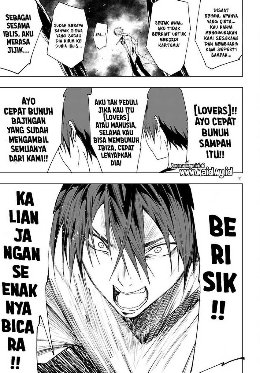 Halaman 11 — Maou Gakuen no Hangyakusha: Jinrui Hatsu no Maou Kouhou, Kenzoku Shoujo to Ouza wo Mezashite Nariagaru Chapter 45