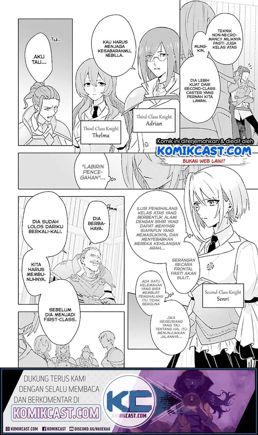 Halaman 8 — Kuraki Kyuuden no Shisha no Ou Chapter 7