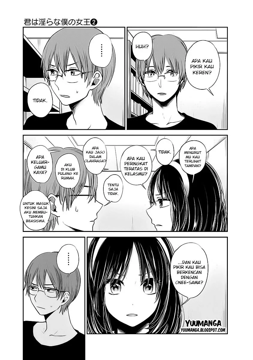 Halaman 4 — Kimi wa Midara na Boku no Joou Chapter 10