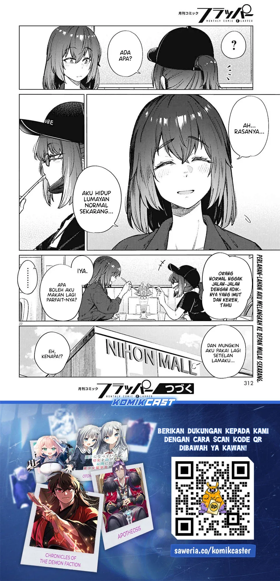 Halaman 23 — Genkai Dokushin Joshi (26) Gohan Chapter 20