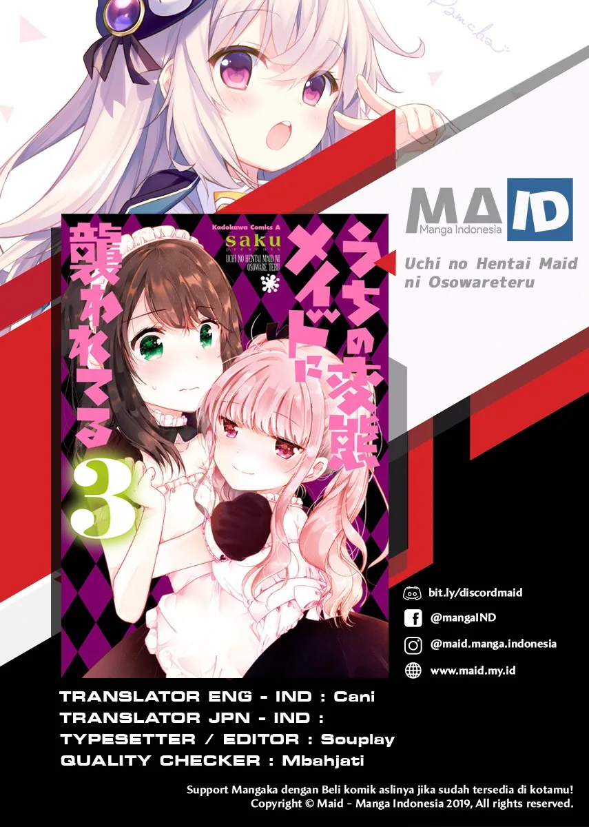 Halaman 3 — Uchi no Hentai Maid ni Osowareteru Chapter 12