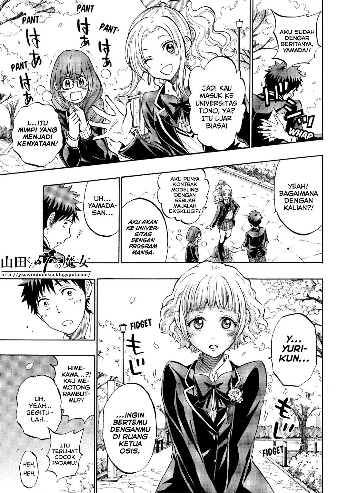 Halaman 3 — Yamada-kun to 7-nin no Majo Chapter 241