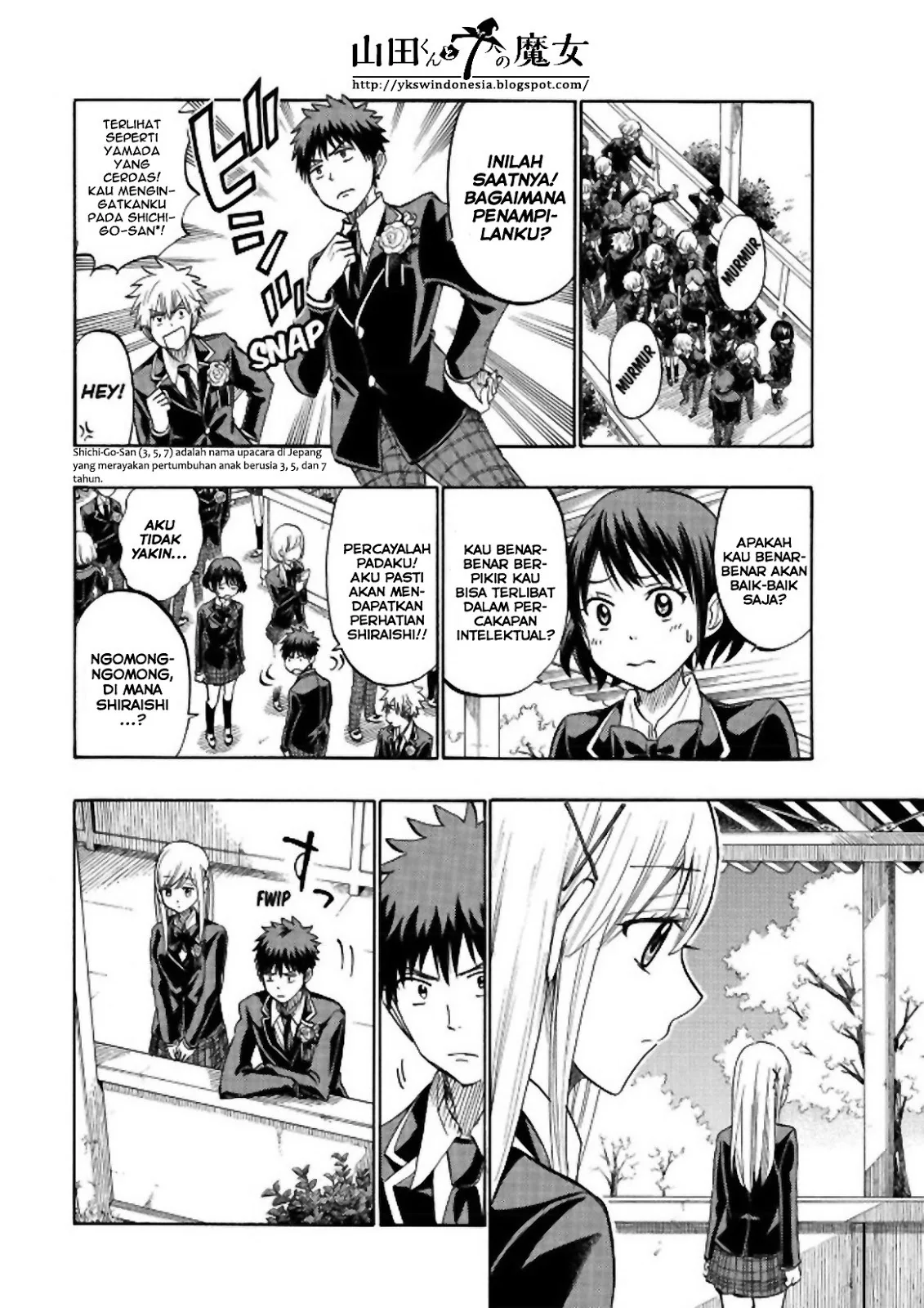 Halaman 10 — Yamada-kun to 7-nin no Majo Chapter 241