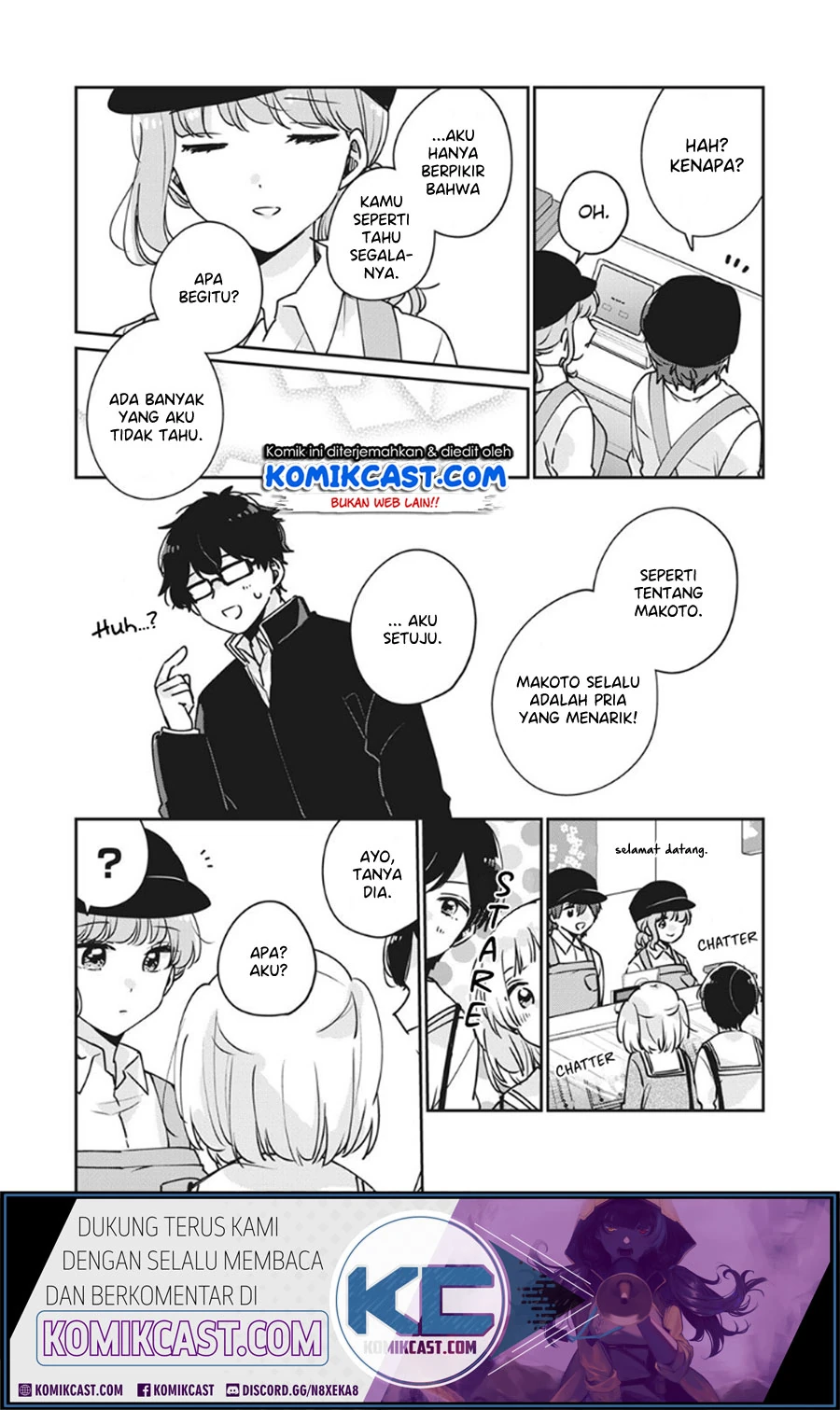 Halaman 4 — Meguro-san wa Hajimete ja Nai Chapter 34