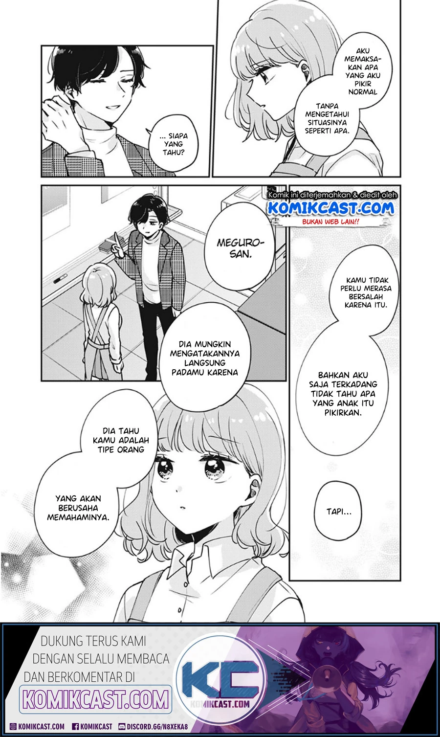 Halaman 9 — Meguro-san wa Hajimete ja Nai Chapter 34