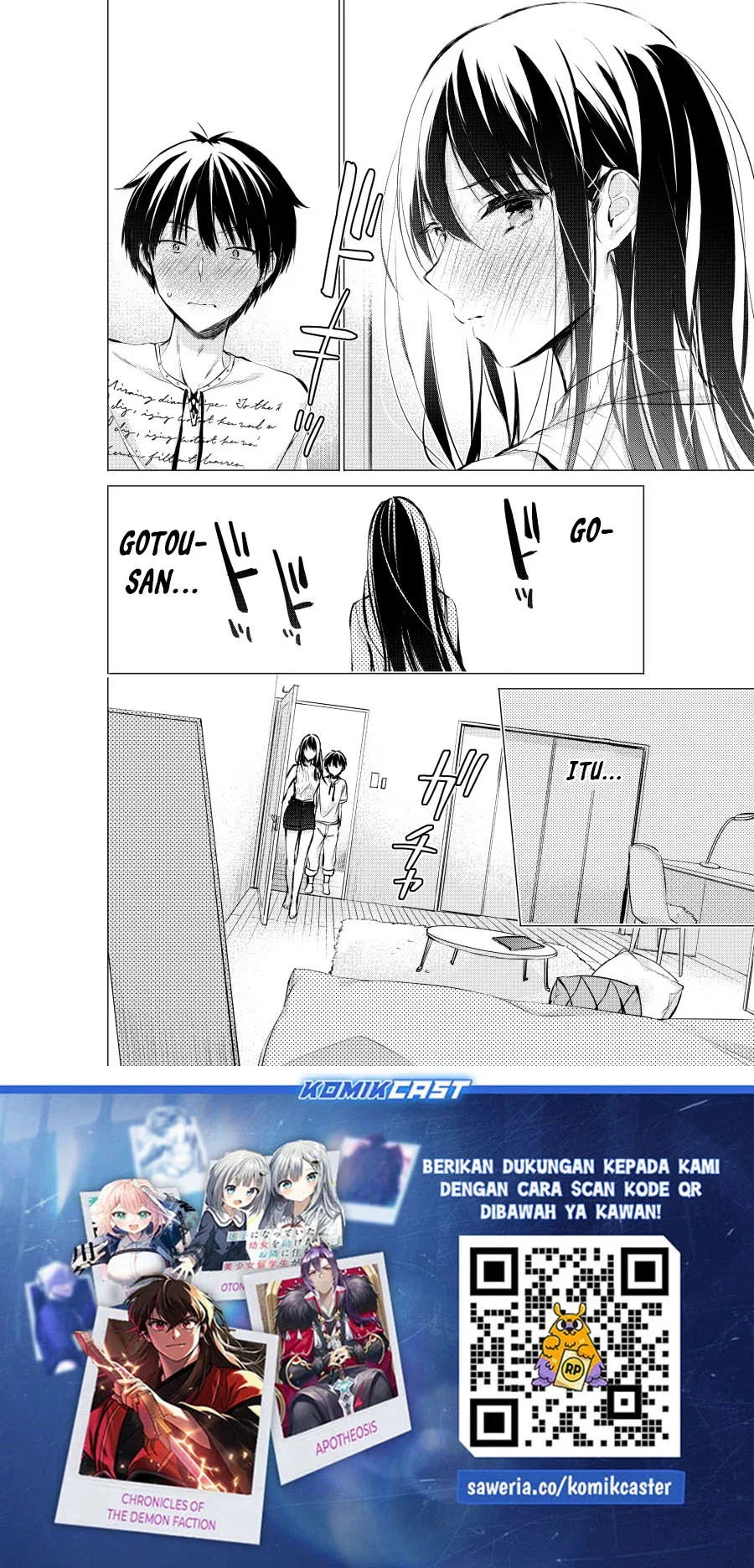 Halaman 4 — Gotou-san wa Furimukasetai! Chapter 59