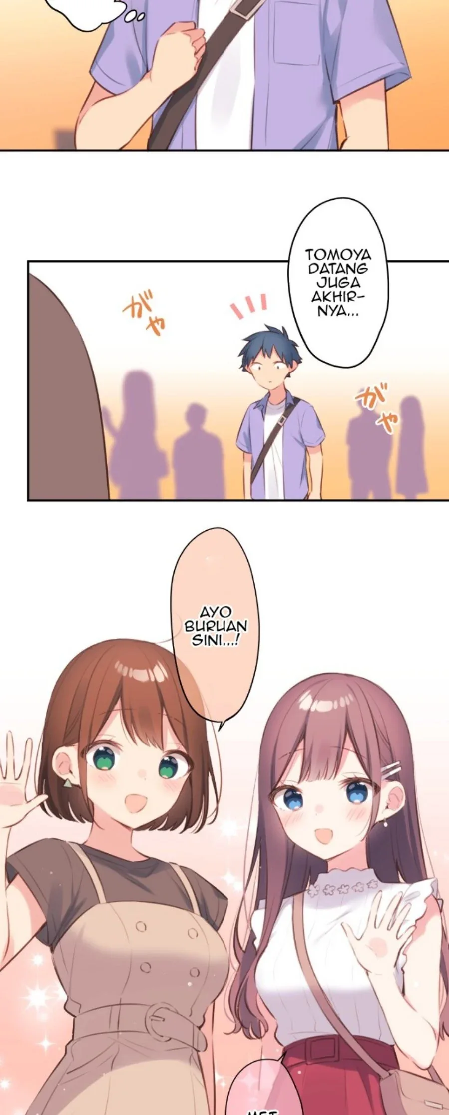 Halaman 3 — Waka-chan Is Flirty Again Chapter 76