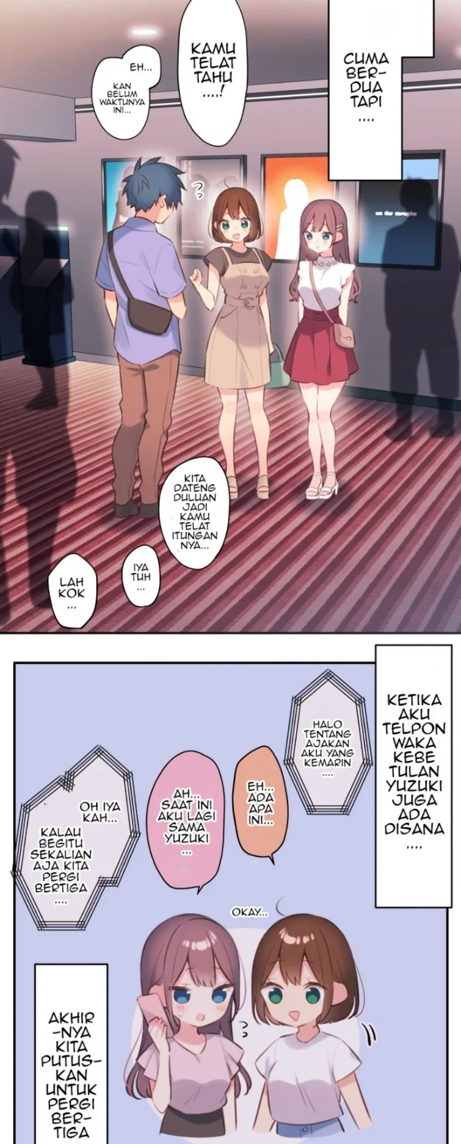 Halaman 5 — Waka-chan Is Flirty Again Chapter 76