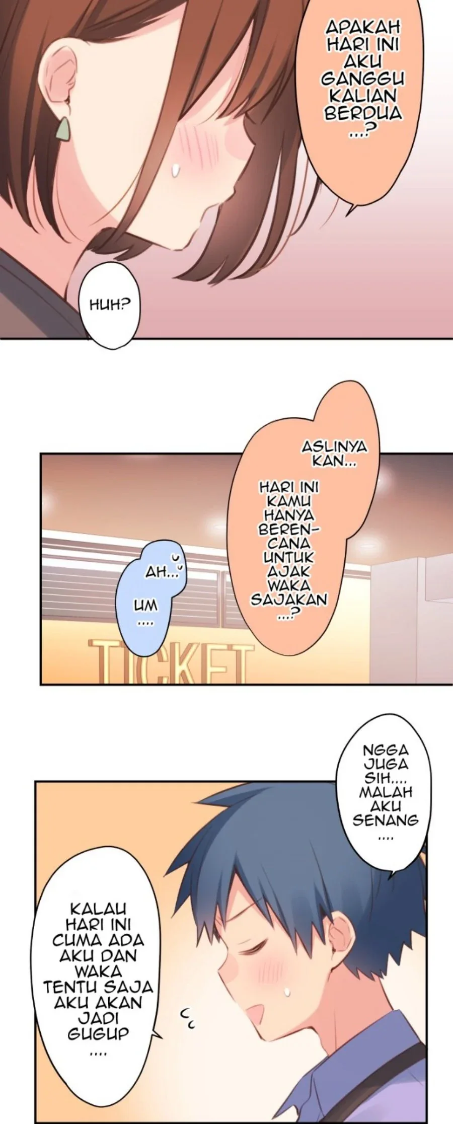 Halaman 35 — Waka-chan Is Flirty Again Chapter 76