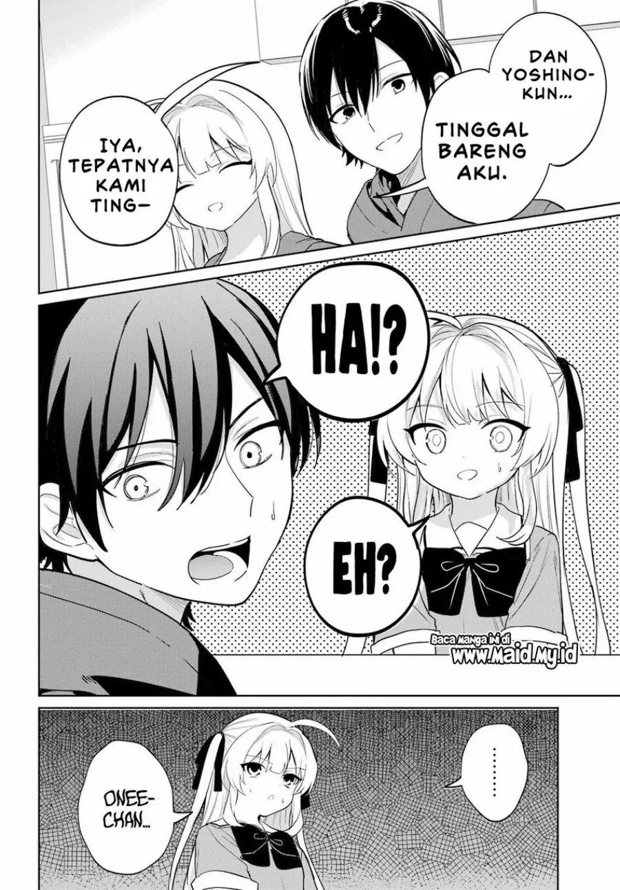 Halaman 15 — Remote Jugyou ni Nattara Class 1 no Bishoujo to Doukyo suru Koto ni Natta Chapter 14
