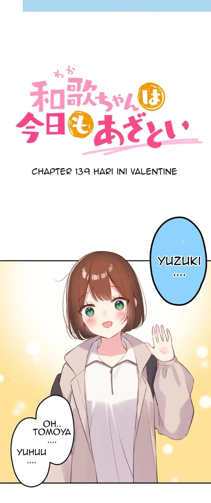 Halaman 3 — Waka-chan Is Flirty Again Chapter 139