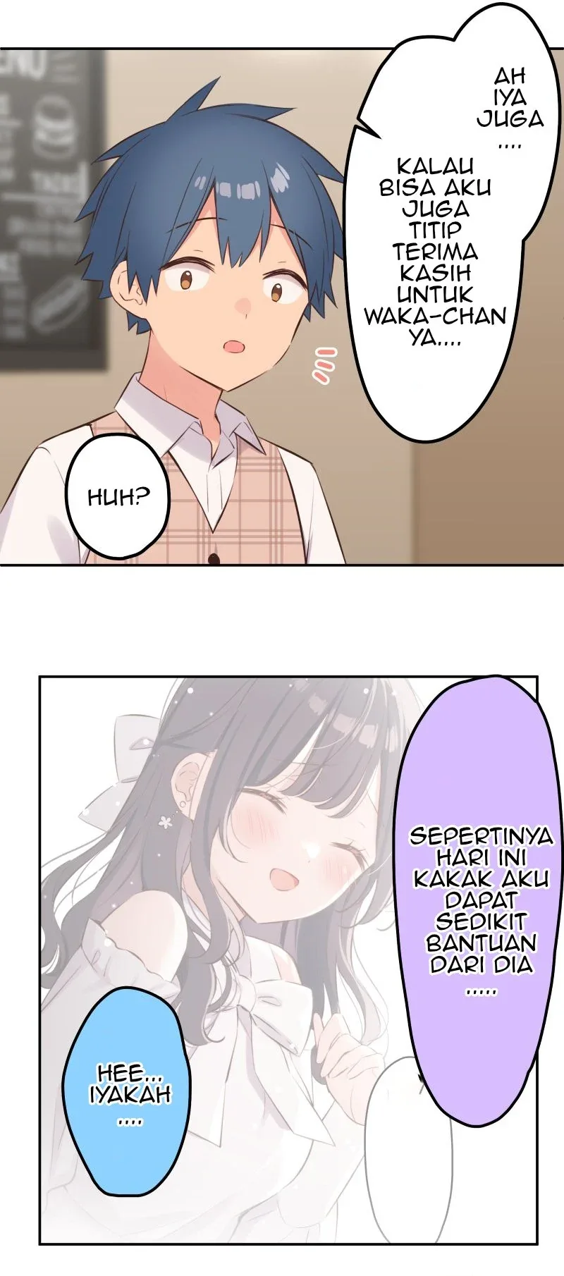 Halaman 38 — Waka-chan Is Flirty Again Chapter 139