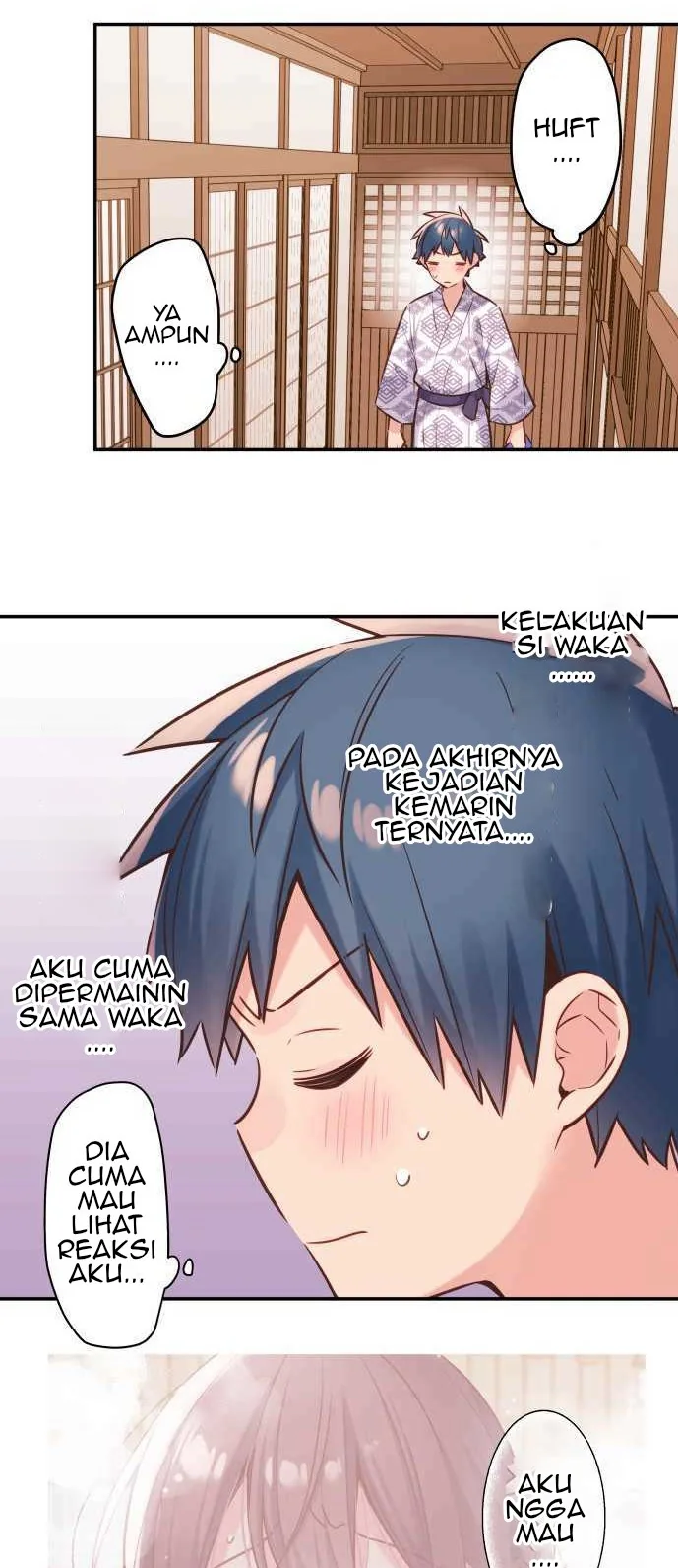 Halaman 33 — Waka-chan Is Flirty Again Chapter 55