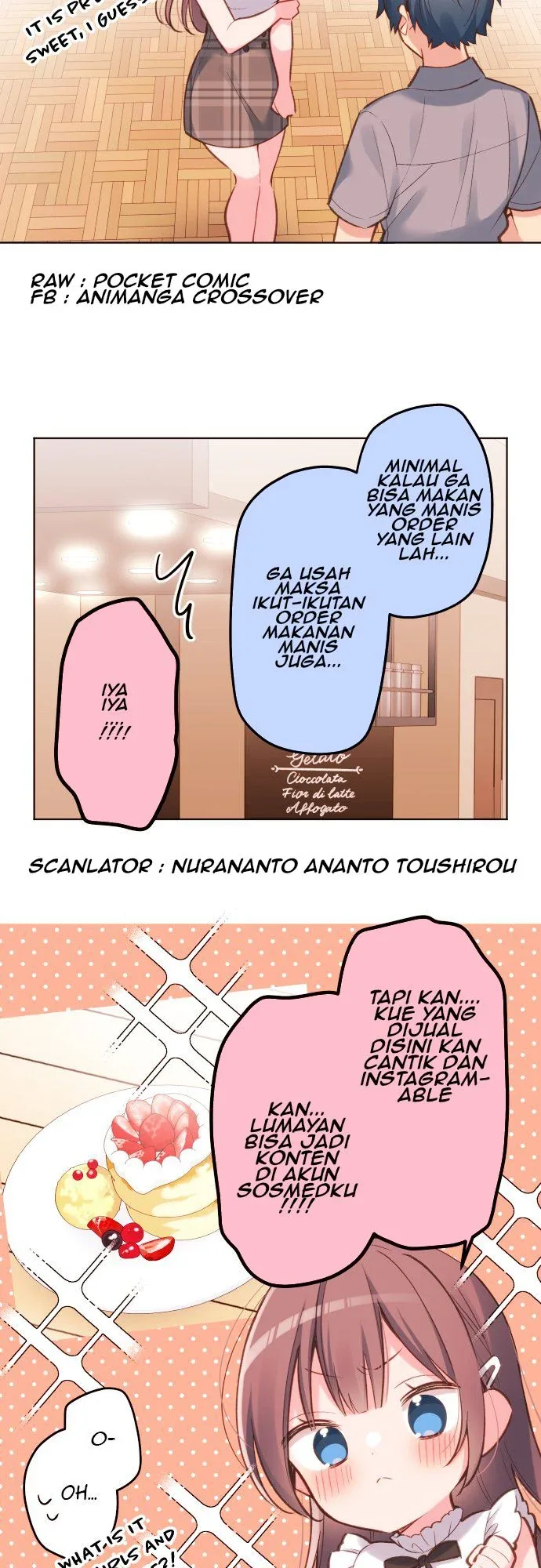 Halaman 8 — Waka-chan Is Flirty Again Chapter 27