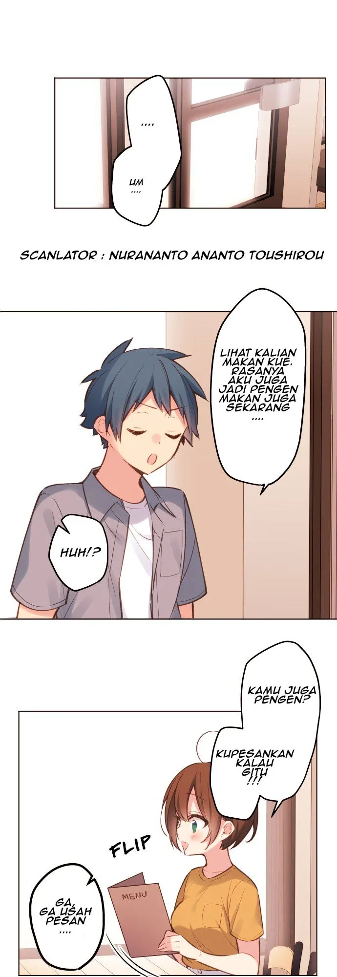 Halaman 15 — Waka-chan Is Flirty Again Chapter 27