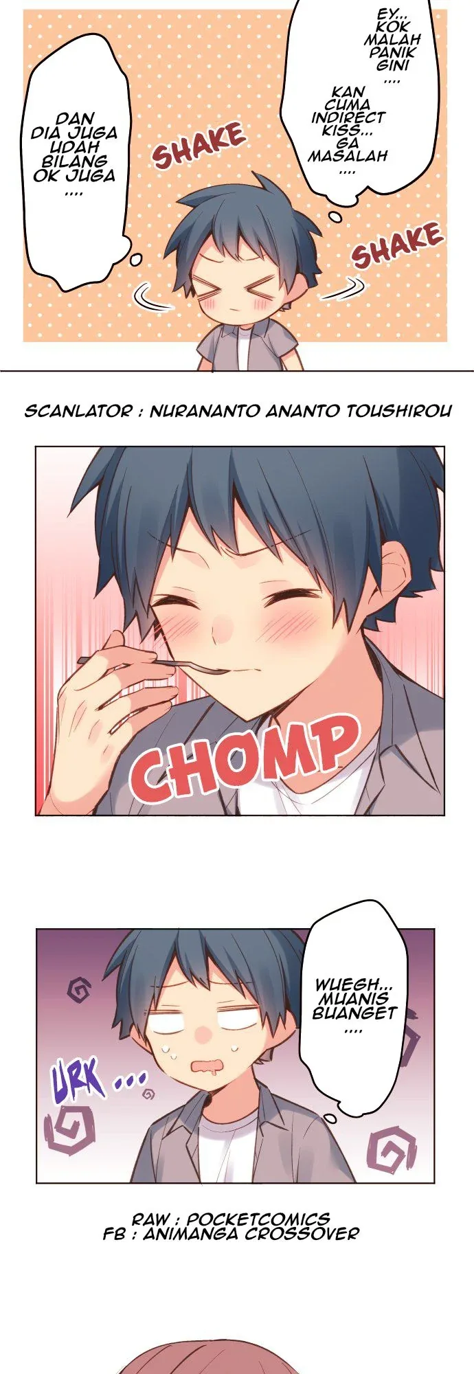 Halaman 18 — Waka-chan Is Flirty Again Chapter 27
