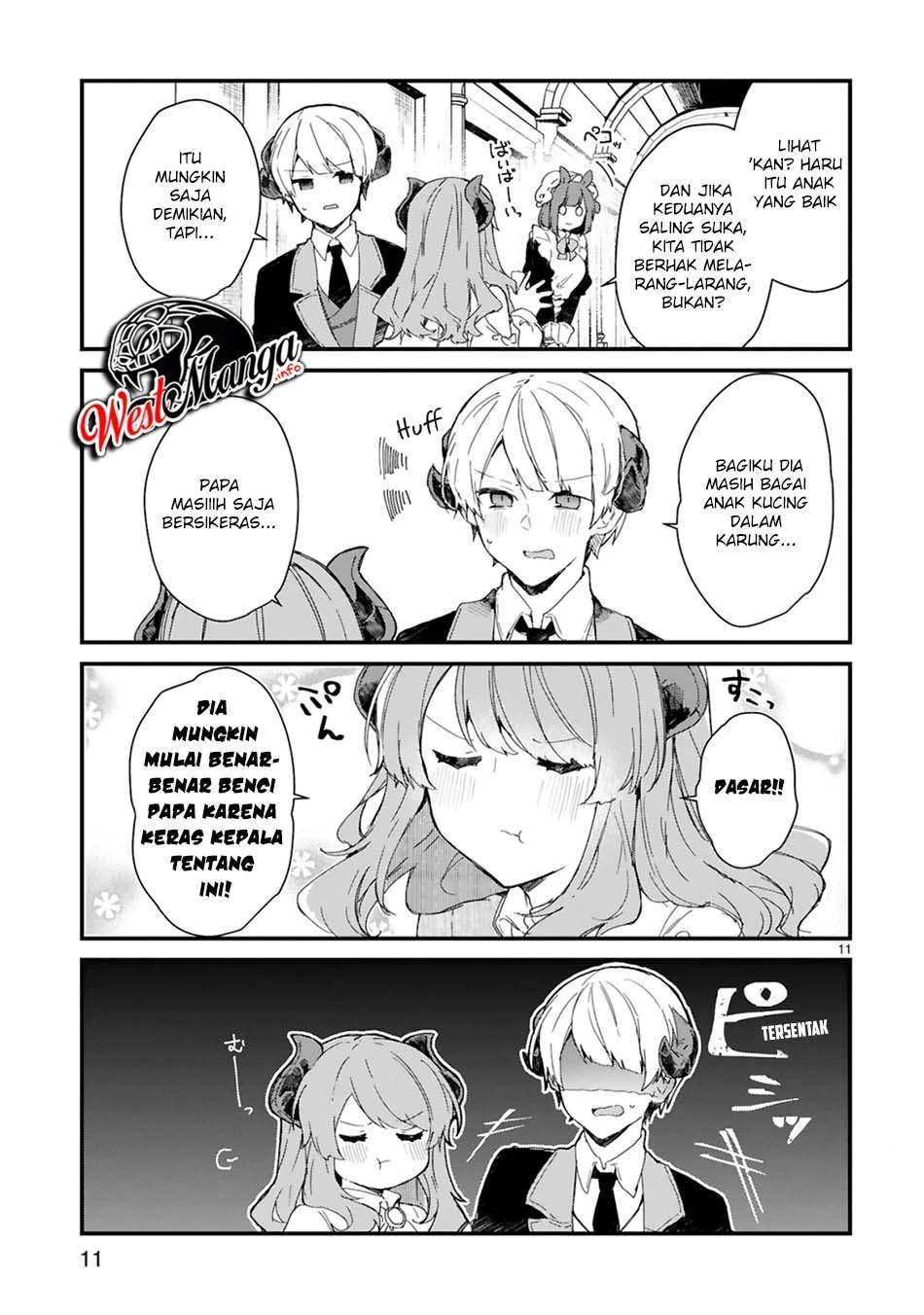 Halaman 12 — Maou-sama to Kekkon shitai Chapter 14