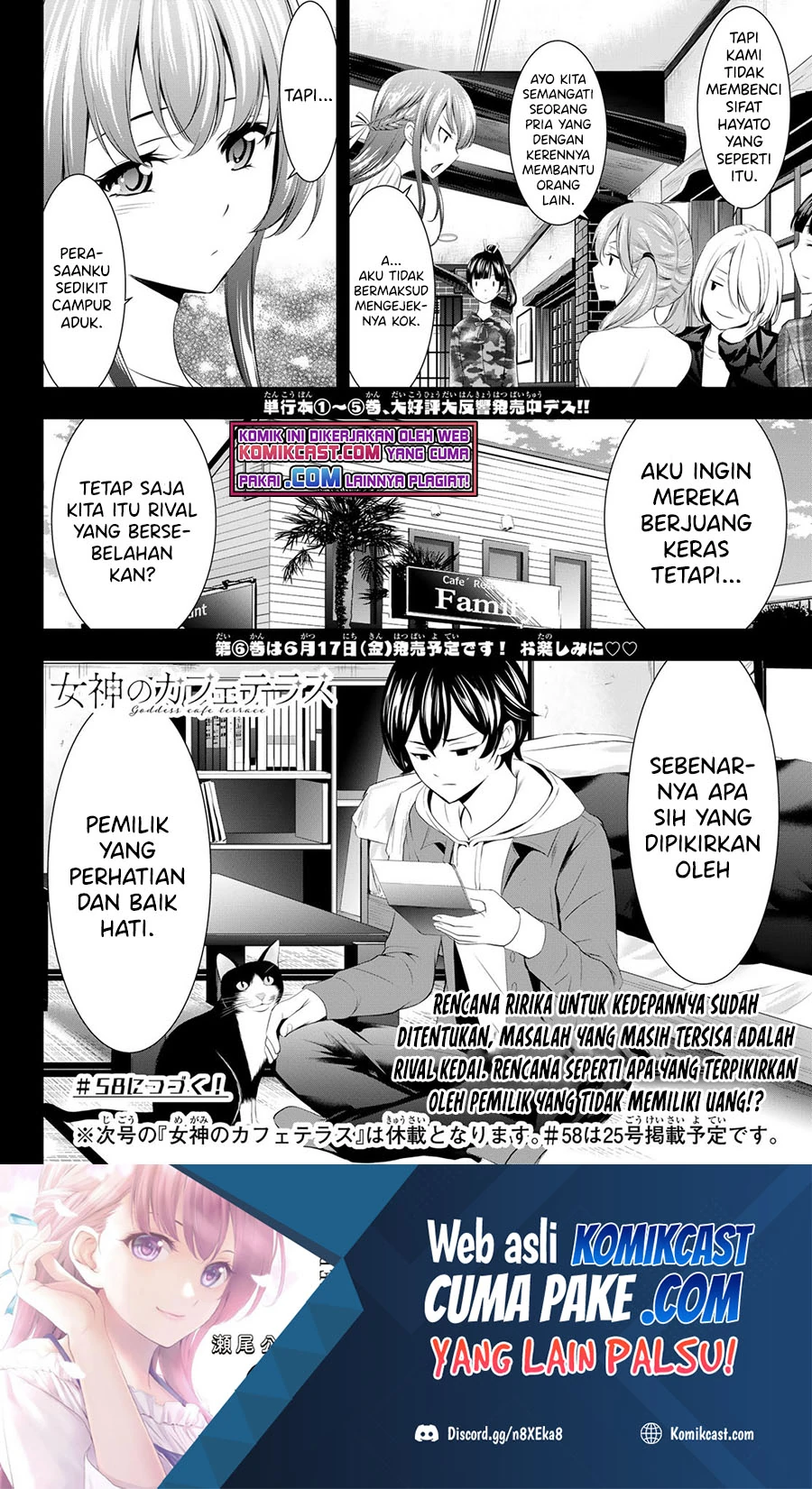 Halaman 18 — Megami no Café Terrace Chapter 57