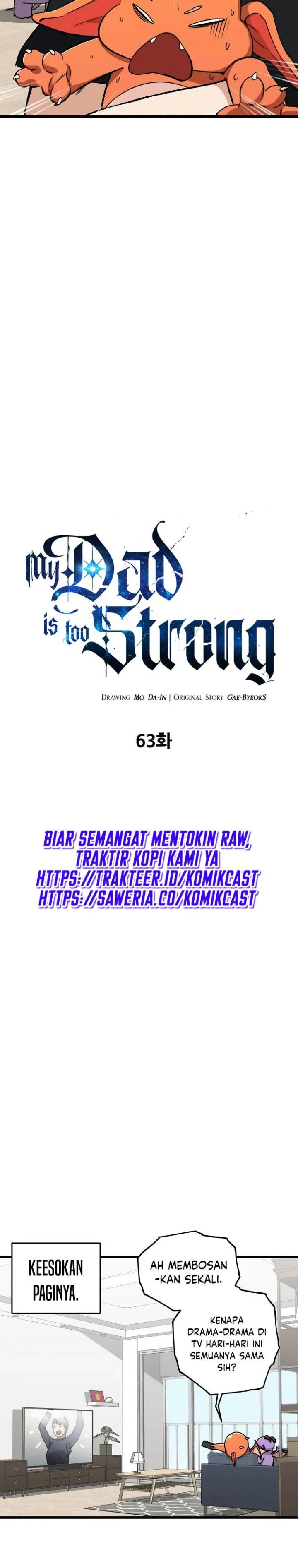 Halaman 10 — My Dad Is Too Strong Chapter 63