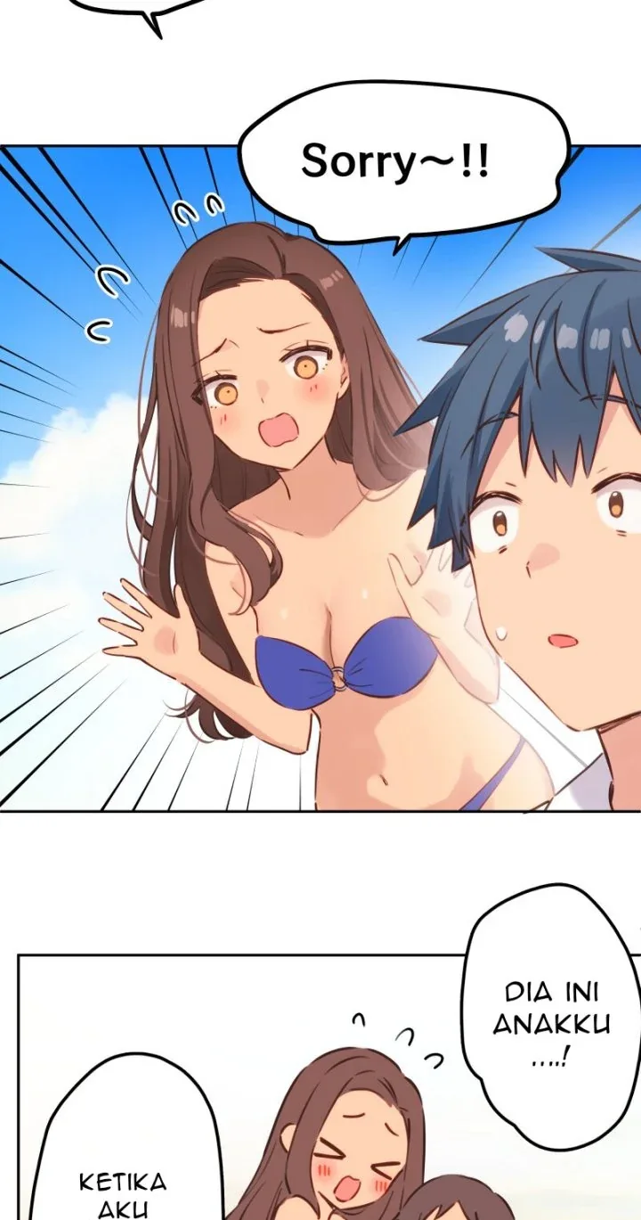Halaman 28 — Waka-chan Is Flirty Again Chapter 216